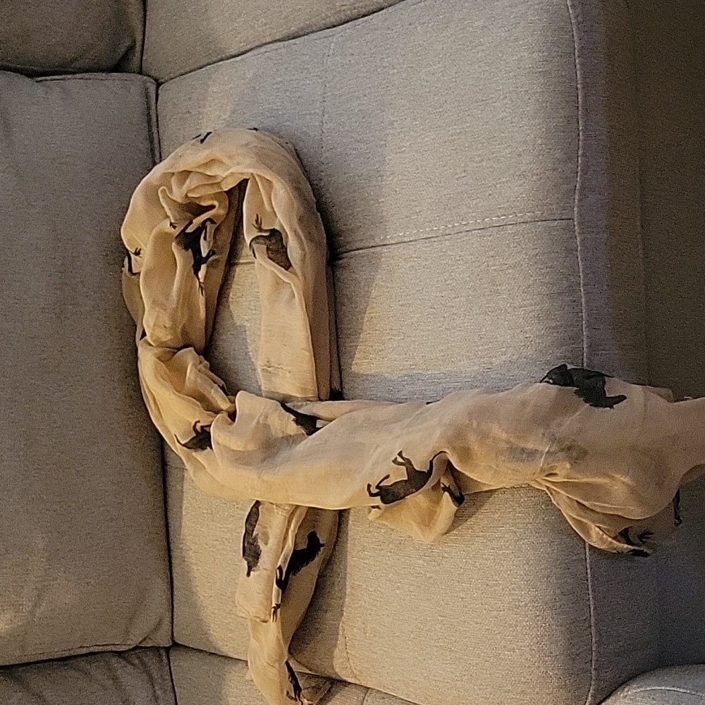 Equestrian scarf/wrap. Lightweight